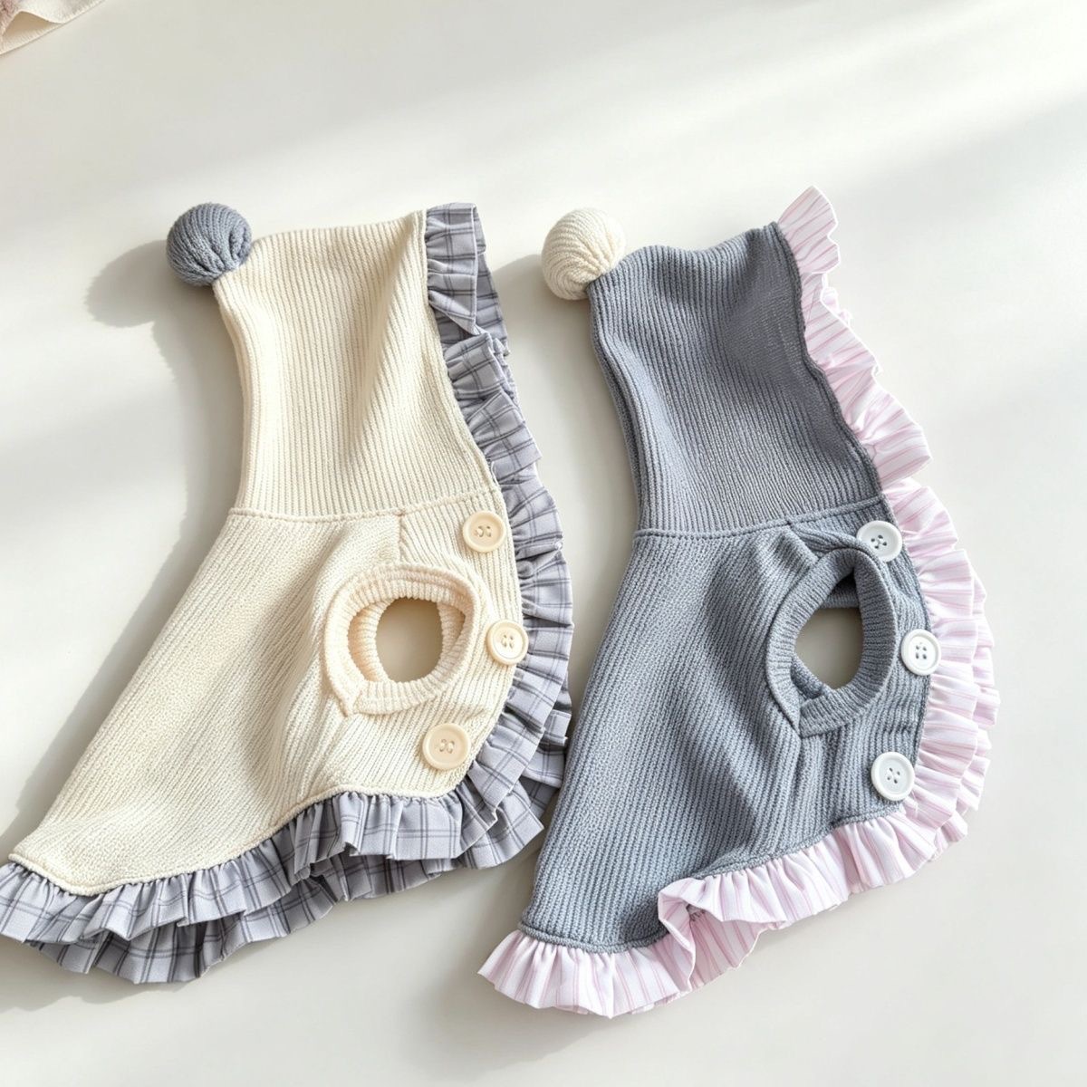Lace Teddy Lingerie - Pet Autumn and Winter Hooded Jacket