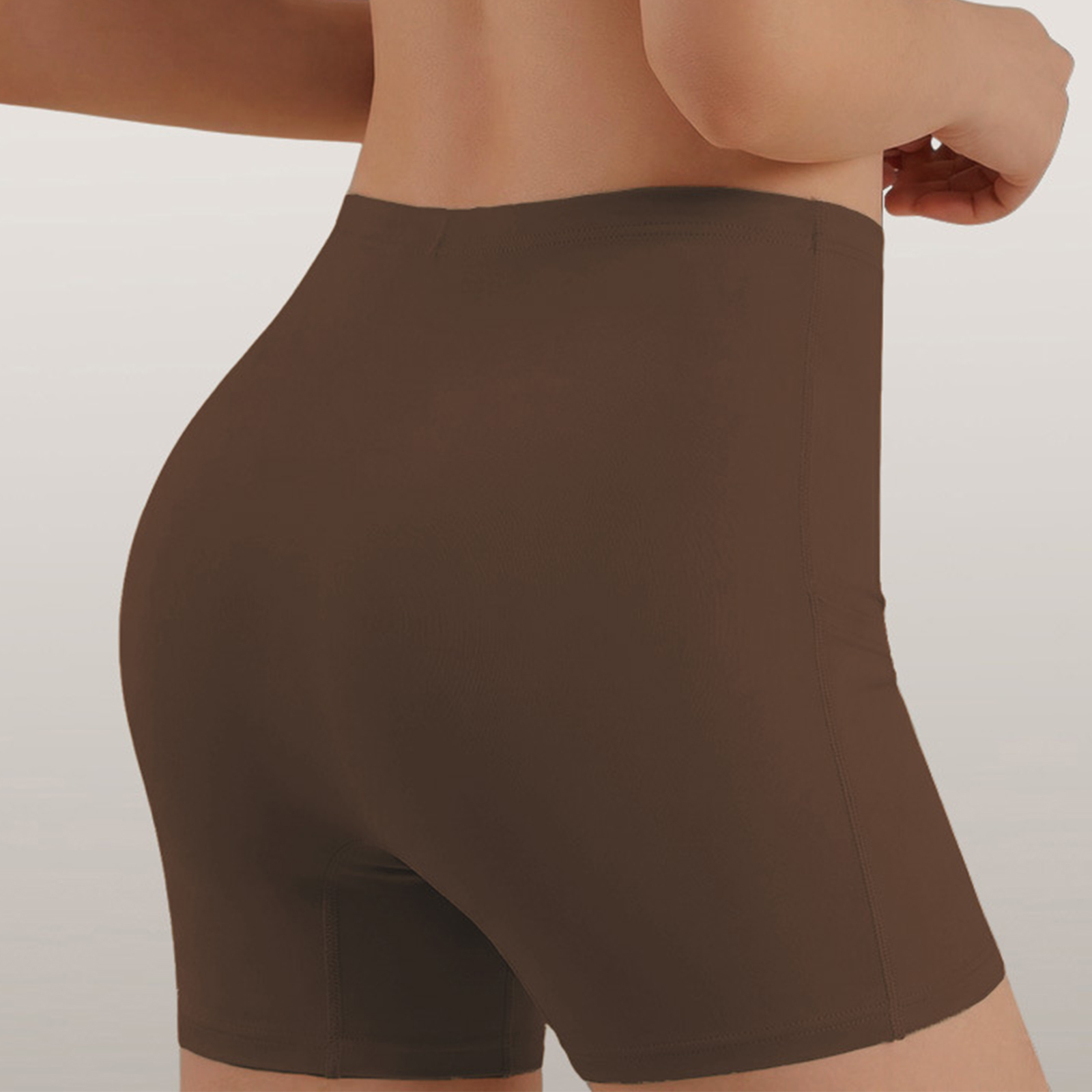 Women High Waist Pocket Shorts - Boyshort Underwear 评论和价格