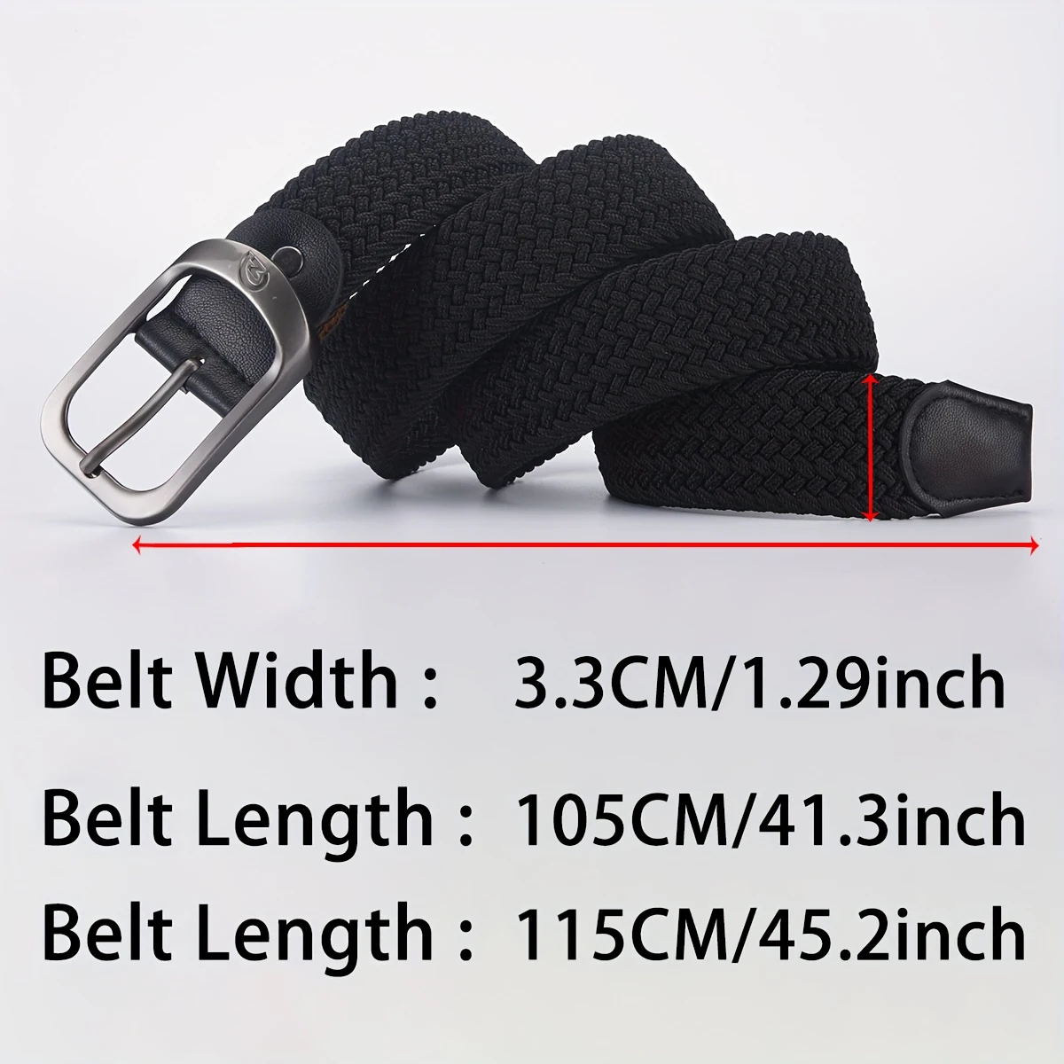 Men's Belt Casual Woven Elasti - Corset Waist Cinch 评论和价格