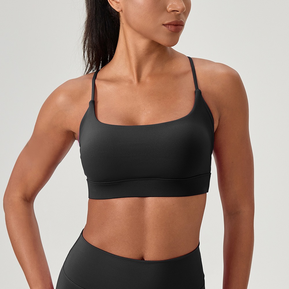 Women's Sexy Yoga Bra Cross St - Sports Bra High Impact 评论和价格