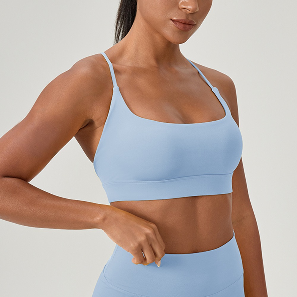 Women's Sexy Yoga Bra Cross St - Sports Bra High Impact 评论和价格