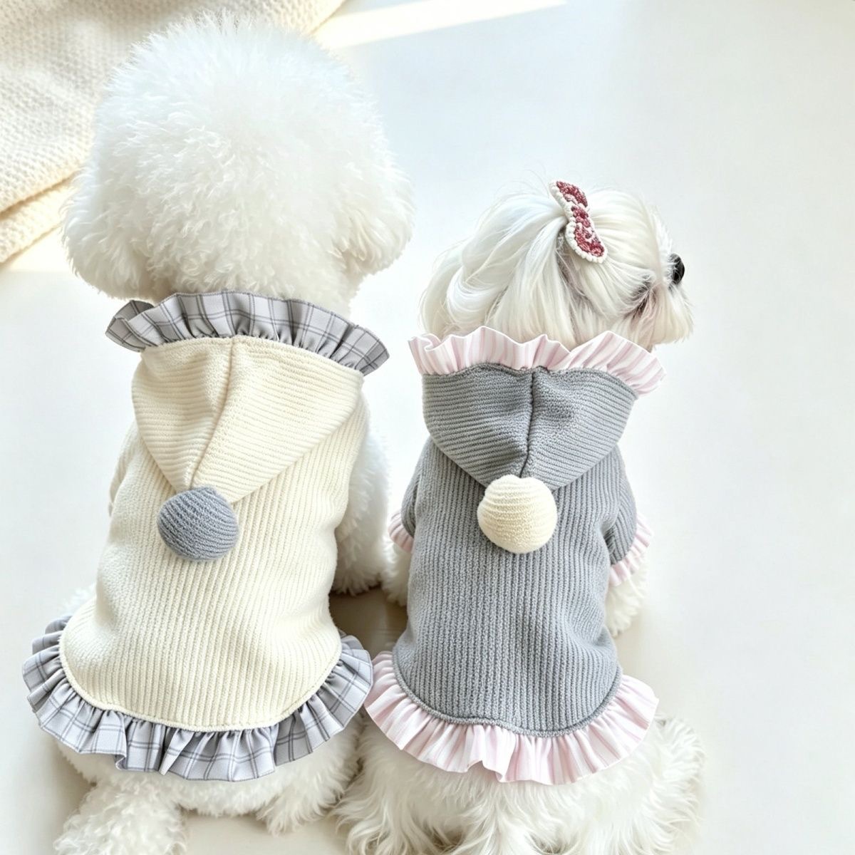 Pet Autumn and Winter Hooded J - Lace Teddy Lingerie 评论和价格