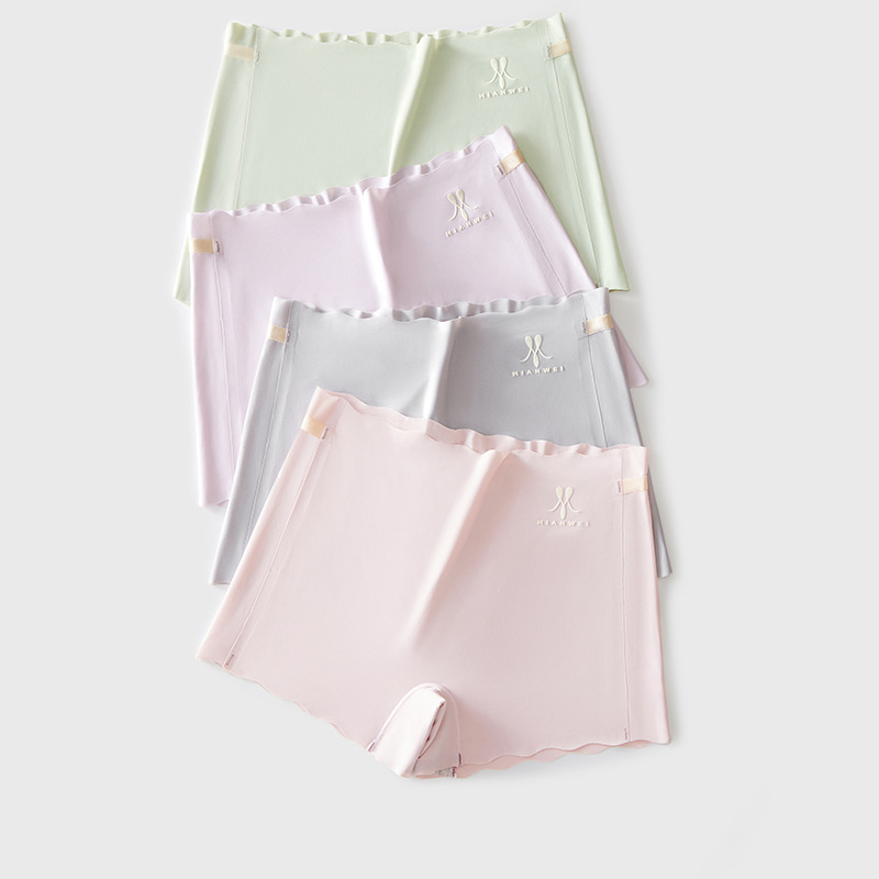 Summer Women Seamless Ice Silk - Boyshort Underwear 评论和价格